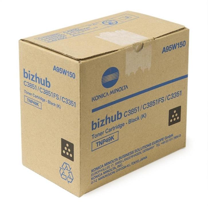 Konica Minolta TNP-49K (A95W150) toner zwart (origineel), Computers en Software, Printerbenodigdheden, Nieuw, Toner, Ophalen of Verzenden