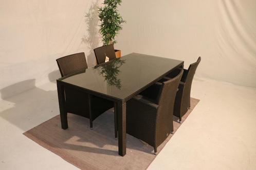 4so tafel met stoelen #71, Tuin en Terras, Tuinsets en Loungesets, Zo goed als nieuw, Tuinset, Overige materialen, 4 zitplaatsen