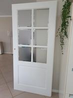 Opdek binnendeur 93x200 met facetglas, Ophalen