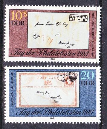ddr 1981 pf mi 2646 - 2647 beschikbaar voor biedingen