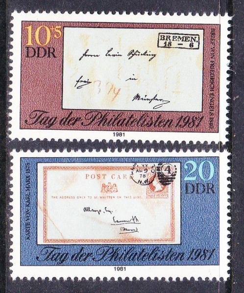 ddr 1981 pf mi 2646 - 2647, Postzegels en Munten, Postzegels | Europa | Duitsland, Postfris, DDR, Verzenden