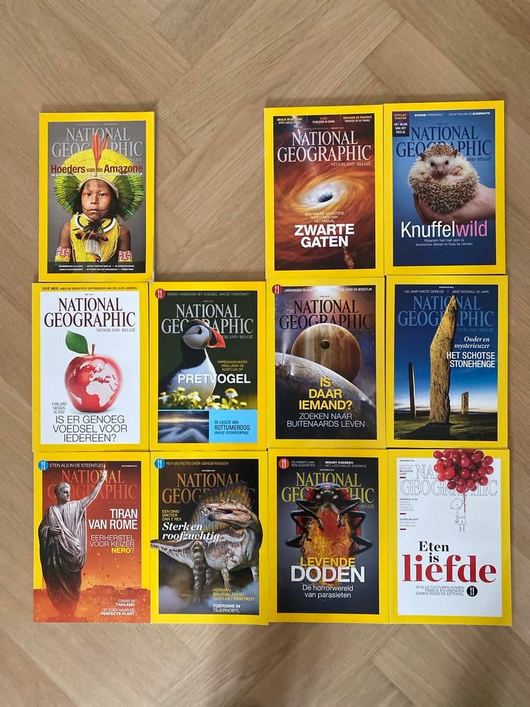 National Geographic Jaargang 2014, Ophalen of Verzenden, Zo goed als nieuw, Wetenschap en Natuur