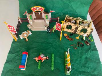 Playmobil Paarden Parcours met Paarden en Paardentrailer beschikbaar voor biedingen
