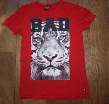 Rood T-Shirt 'Bad' van Coolcat (158-164) beschikbaar voor biedingen