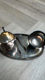 DE Verzilverd suiker en melk kannetje, Ophalen of Verzenden