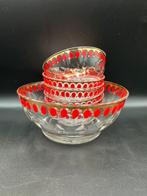 Vintage Italië 50s Dessert Schaaltjes en Grote Schaal, Huis en Inrichting, Keuken | Servies, Ophalen of Verzenden, Overige stijlen
