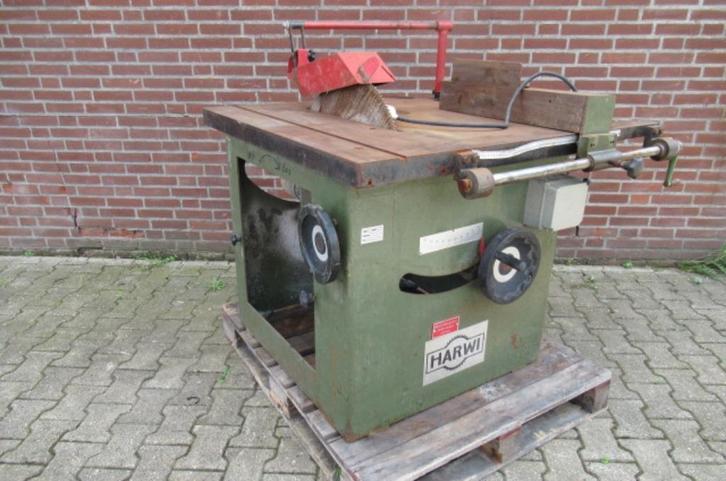 Cirkelzaag machine HARWI 130 S 7,5 pk zaagblad 500 mm., Doe-het-zelf en Verbouw, Gereedschap | Zaagmachines, Gebruikt, Cirkelzaag