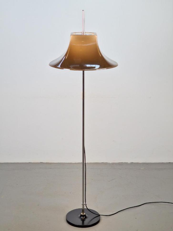 Vintage vloerlamp Willem Hagoort space age staande lamp ‘70, Huis en Inrichting, Lampen | Vloerlampen, Gebruikt, 150 tot 200 cm