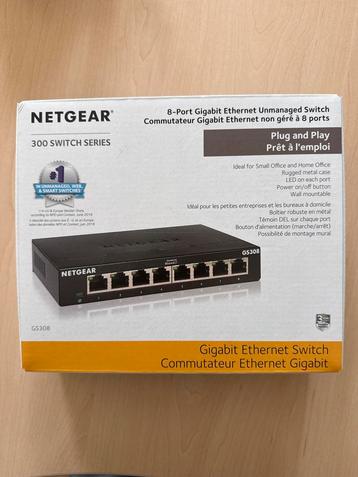 Netgear GS308 8-Poorts Gigabit Switch beschikbaar voor biedingen