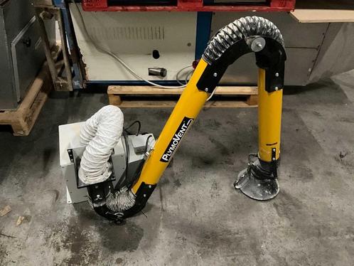 Plymovent (Gas)damp afzuiging ø75mm v.v. afzuigunit, Doe-het-zelf en Verbouw, Gereedschap | Lasapparaten, Gebruikt, Overige typen