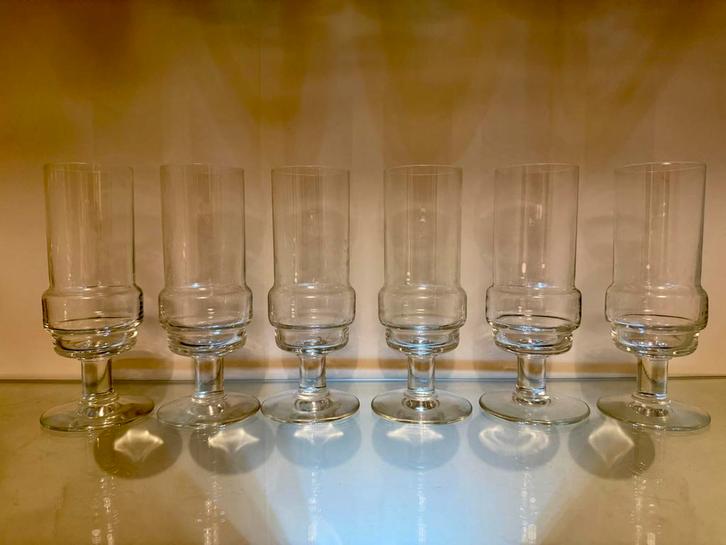 Glazen Aruba Royal Leerdam Willem Heesen 1966, Verzamelen, Glas en Borrelglaasjes, Zo goed als nieuw, Overige typen, Ophalen of Verzenden