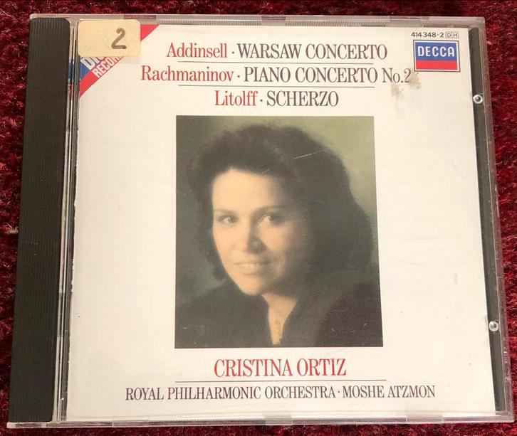 Addinsell, Rachmaninov, Litolf, Cd's en Dvd's, Cd's | Klassiek, Zo goed als nieuw, Orkest of Ballet, Romantiek, Ophalen of Verzenden