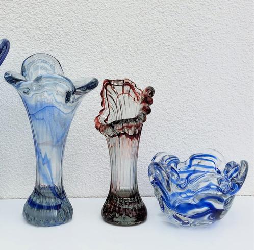 3 Murano objecten (231008), Antiek en Kunst, Antiek | Glas en Kristal, Ophalen of Verzenden