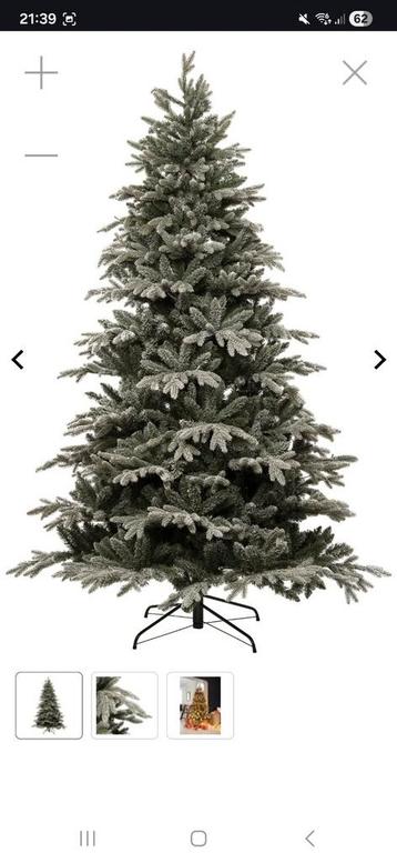 Kunstkerstboom met sneeuw (215 cm) beschikbaar voor biedingen