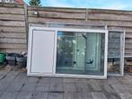 Schuifpui - 3 delen - 134 cm breed  per raam 215 hoog, Doe-het-zelf en Verbouw, Glas en Ramen, Ophalen of Verzenden, Gebruikt