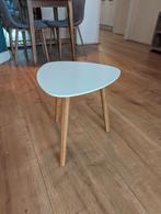 Jysk Side Table (50 x 50 - Bamboo / White), Huis en Inrichting, Rechthoekig, Zo goed als nieuw, Hout, Ophalen