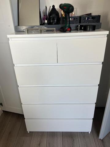 Malm IKEA kast wit 5 lades - afbeelding 3