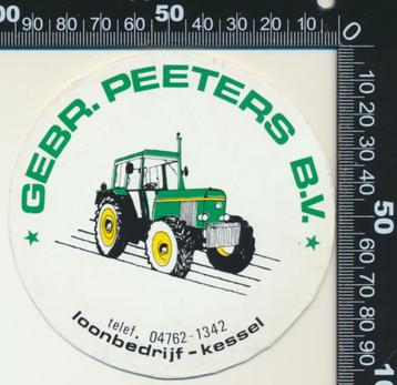 Sticker: Gebroeders Peeters Loonbedrijf - Kessel beschikbaar voor biedingen