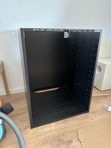 METOD Onderkast voor inbouwoven/spoelbak, zwart, 60x60x80 cm - afbeelding 1