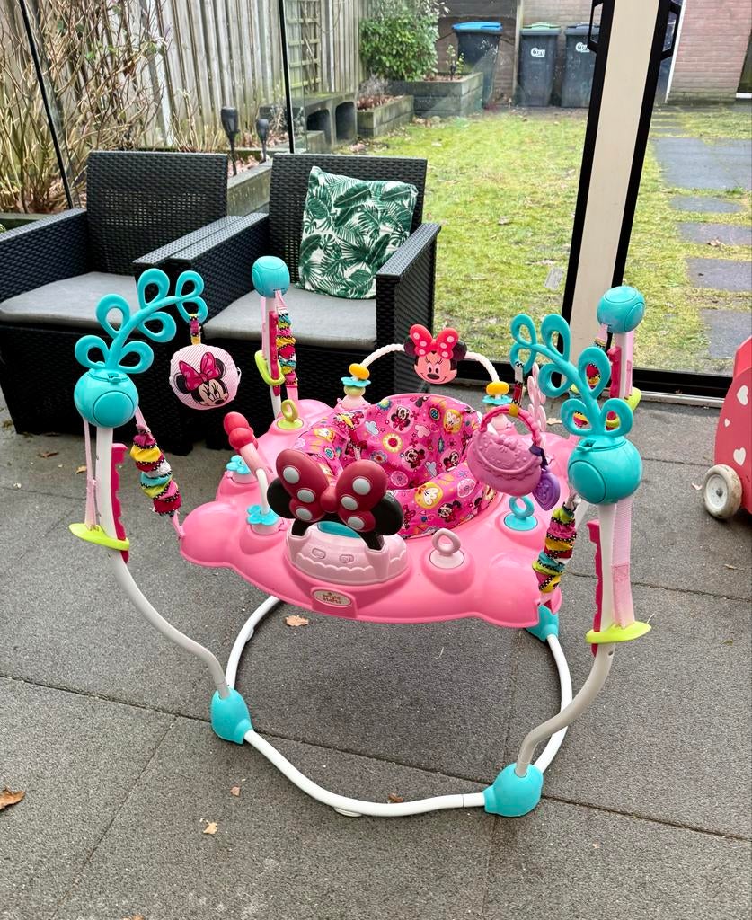 Baby Jumper Minne Mouse, Kinderen en Baby's, Speelgoed | Babyspeelgoed, Ophalen of Verzenden, Zo goed als nieuw, Babygym, Met geluid
