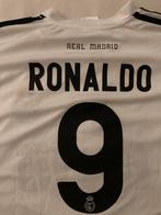 Real Madrid Shirt Ronaldo #9 Maat L, Ophalen of Verzenden, Gedragen, Maat 52/54 (L), Wit