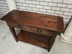 === Sidetable Oud Teak ===, Ophalen, TEAK SOBER LANDELIJK, 100 tot 150 cm, Zo goed als nieuw