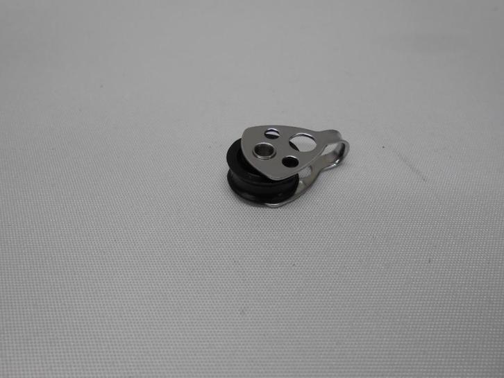 Micro Enkelschijfs Blokje, Katrol, 2 - 6 mm, 2 stuks, Watersport en Boten, Accessoires en Onderhoud, Zo goed als nieuw, Lijn of Blok