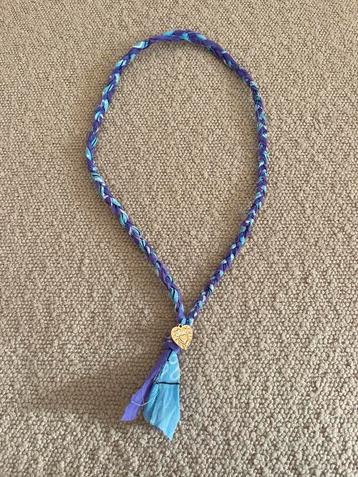 Bandana ketting  blauw lila beschikbaar voor biedingen