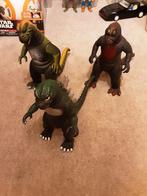 Vintage Godzilla Figuren Set - Jaren 80, Verzamelen, Ophalen of Verzenden, Gebruikt