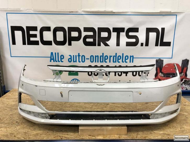 Vw polo 2G voorbumper bodemplaat 4xpdc origineel, Auto-onderdelen, Carrosserie en Plaatwerk, Bumper, Volkswagen, Voor, Gebruikt