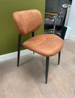 Eetkamerstoel stoel Gomba microvezel cognac, Ophalen, Nieuw