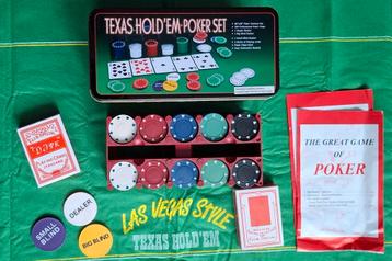 Texas Hold 'em Pokerset beschikbaar voor biedingen