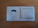 Peha lichtschakelaar en 3 standen knop, Doe-het-zelf en Verbouw, Ventilatie en Afzuiging, Ophalen of Verzenden, Zo goed als nieuw