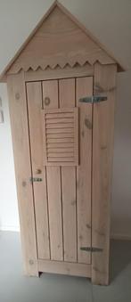 IZGS HOUTEN KINDERKAST KLEDINGKAST STRANDKAST SPEELGOEDKAST, Kinderen en Baby's, Kinderkamer | Commodes en Kasten, Ophalen, Gebruikt