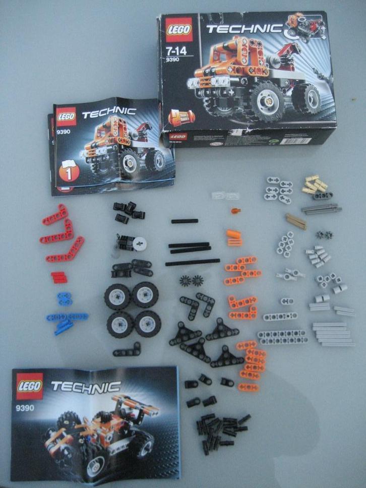 Lego Technic 9390 Mini takelwagen, Kinderen en Baby's, Speelgoed | Duplo en Lego, Zo goed als nieuw, Lego, Complete set, Ophalen of Verzenden