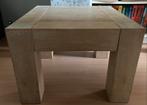 Salon/bijzet tafel, 50 tot 100 cm, Minder dan 50 cm, Eikenhout, Vierkant