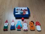 Houten bowlingset bosfiguren, Ophalen of Verzenden, Gebruikt