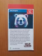 WILDnights in WILDLANDS Adventure Zoo Emmen €16,- p.p., Tickets en Kaartjes, Drie personen of meer, Kortingskaart