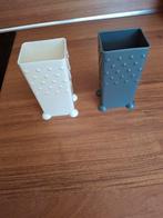 Set van 2 pakjes houders Difrax. Wit en Grijs, Kinderen en Baby's, Ophalen of Verzenden, Zo goed als nieuw