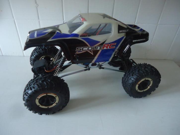 Leuke Maverick Scout RC rock rc crawler 1/10 met 2.2 banden!, Hobby en Vrije tijd, Modelbouw | Radiografisch | Auto's, Gebruikt