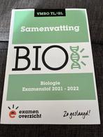 Samenvatting Biologie VMBO TL/GL Examen 2021-2022, Ophalen of Verzenden, Zo goed als nieuw, VMBO, Biologie