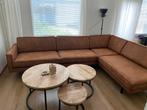 Cognac hoekbank - Hoek links, 250 tot 300 cm, Hoekbank, 75 tot 100 cm, Ophalen of Verzenden