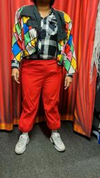 Clownspak 2 delig maat M, Ophalen, Gedragen, Carnaval