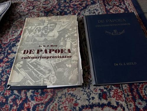 De Papoea Cultuurimprovisator. Dr. G. J. Held.  2 x 1 met ee, Boeken, Geschiedenis | Vaderland, Gelezen, 20e eeuw of later, Ophalen of Verzenden
