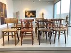 vintage houten bistro stoel / cafestoel, Huis en Inrichting, Stoelen, Ophalen, Gebruikt, Bruin, Eén
