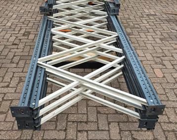 3x Partij palletstelling palletstellingen magazijnstellingen beschikbaar voor biedingen