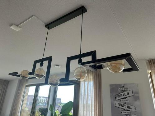 Hanglamp Tortona L 150 cm zwart, Huis en Inrichting, Lampen | Hanglampen, Zo goed als nieuw, 75 cm of meer, Metaal, Ophalen