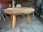 Tuintafel rond, Tuin en Terras, Ophalen, Gebruikt, Rond, Hout