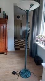 Vintage dimbare staande Schemerlamp., Ophalen, Gebruikt, Vintage, Glas