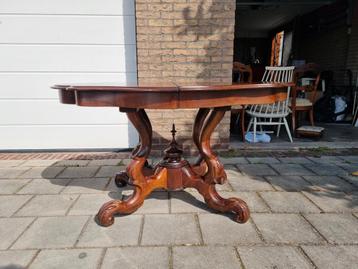 Spinnekoptafel, ovaal, uitschuifbaar  beschikbaar voor biedingen